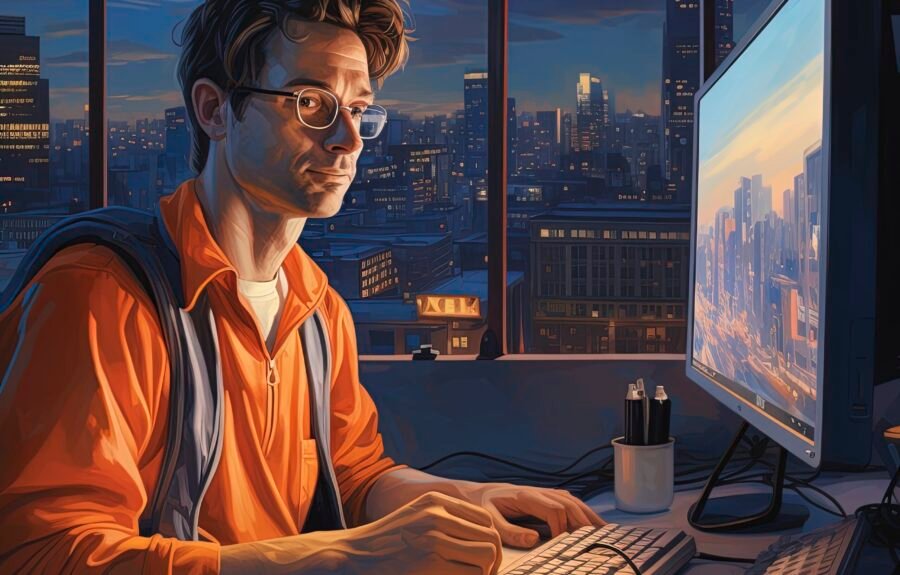 beautiful-office-space-cartoon-style